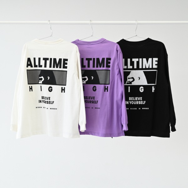 【25FW】GROWS ロングＴシャツ / オフホワイト