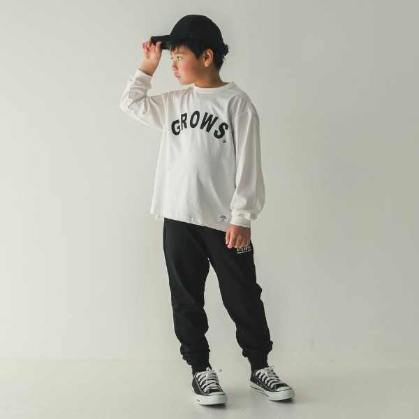 【25FW】GROWS ロングＴシャツ / オフホワイト