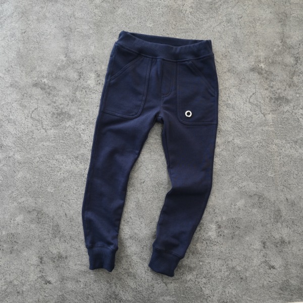 【25FW】スウェット リブロングパンツ / ネイビー