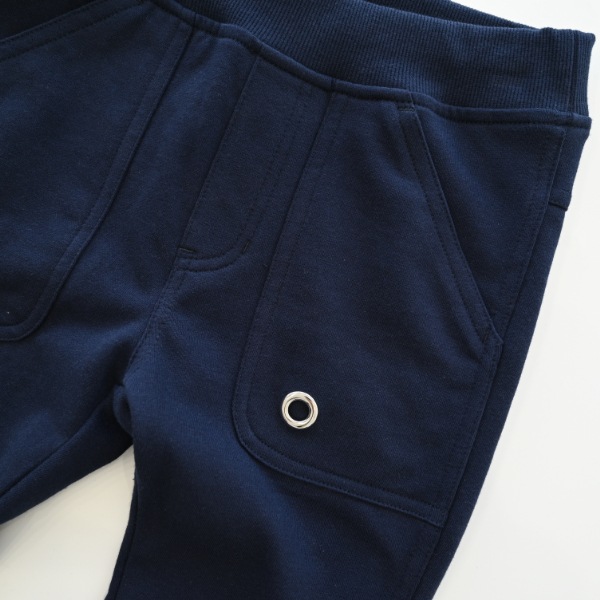 【25FW】スウェット リブロングパンツ / ネイビー