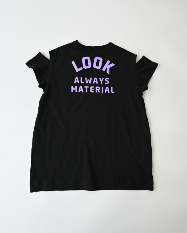 【26PS】PEACE肩あきワンピース / ブラック