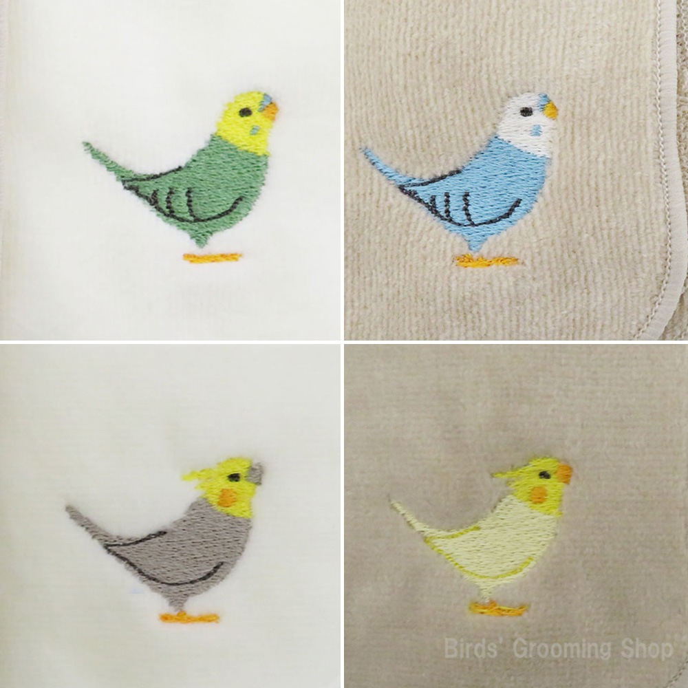 【新品未開封】イーカプコン限定 モリガン ビッグタオル BIRDSTORY】刺繍ミニタオル｜Bird's Grooming Shop