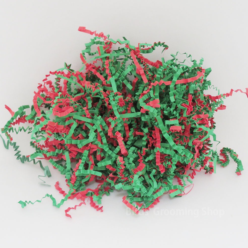 シュレッドペーパー ミックスカラー[15g]｜Bird's Grooming Shop