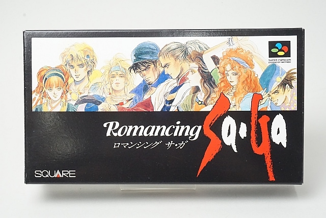 SFCソフト中古動作品「ロマンシング　サ・ガ」１個の出品です。 中古 SFC スーパーファミコンソフト ロマンシング サ・ガ 箱説