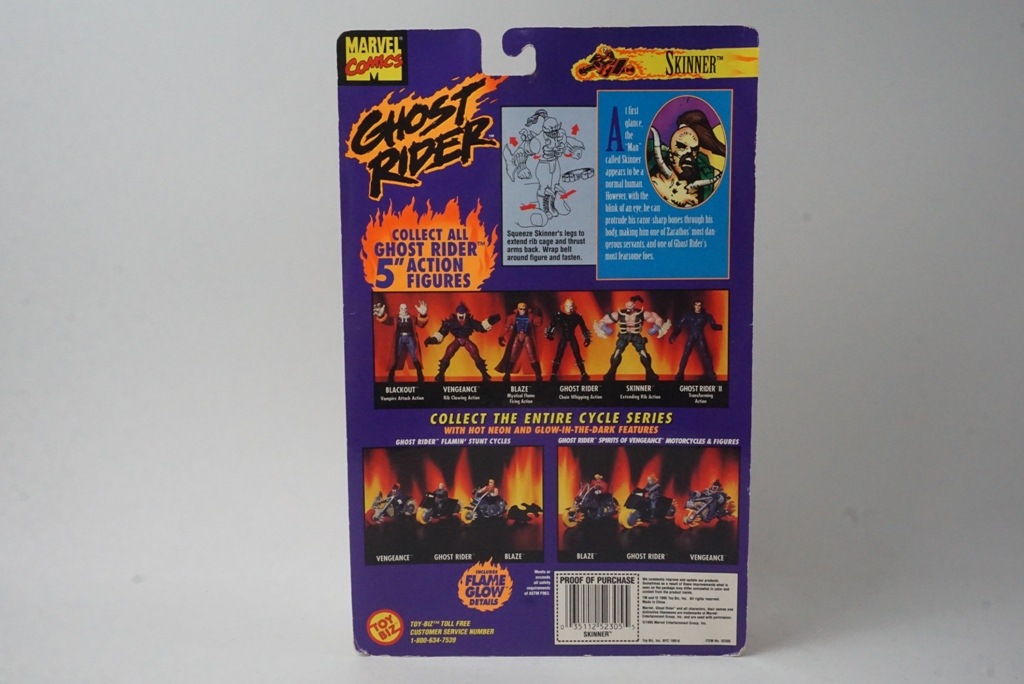 ��� TOY BIZ �ޡ��٥� ���ߥå� �������ȥ饤���� INCLUDES FLAM GLOW DETAILS SKINNER �����ʡ�