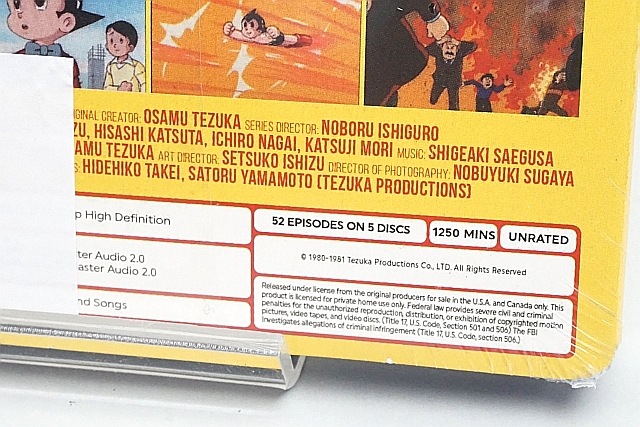 BD Blu-ray ASTRO BOY Ŵ�ӥ��ȥ� ���ꥸ�ʥ� ���顼�� (1980) ������ �֥롼�쥤 ̤���� �ڤ椦�ѥ��å��б���