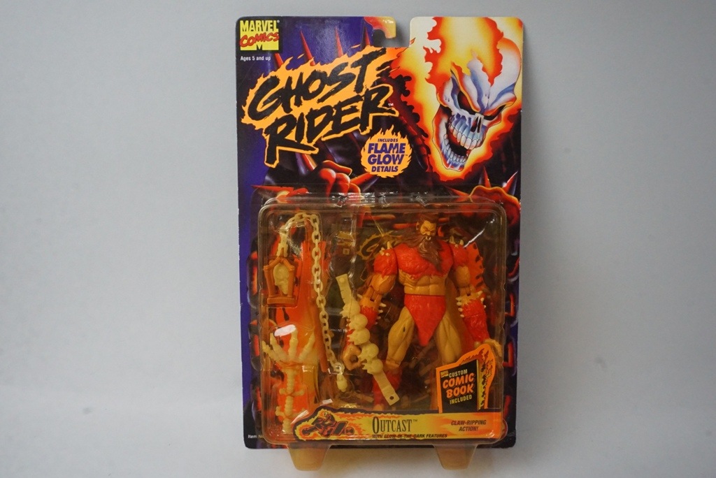 ��� TOY BIZ �ޡ��٥� ���ߥå� �������ȥ饤���� INCLUDES FLAM GLOW DETAILS OUTCAST
