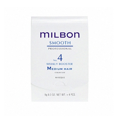 ミルボン スムース No.4 ウィークリーブースター ミディアムヘア (9g×4