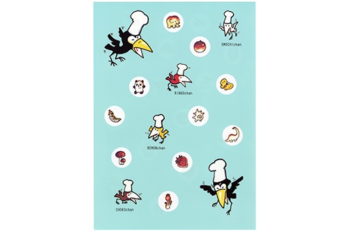 パンライフさん分 クリアファイル 夏絵本】A4クリアファイル（ミント） からすのパンやさん | おすすめ
