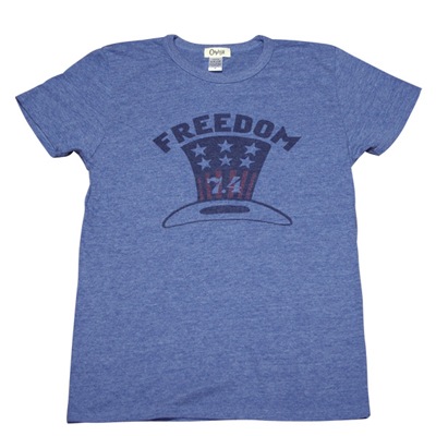 OAFISH／オーフィッシュ FREEDOM ショートスリーブTシャツ メンズ｜H-BLUE|OAFISH｜オーフィッシュ