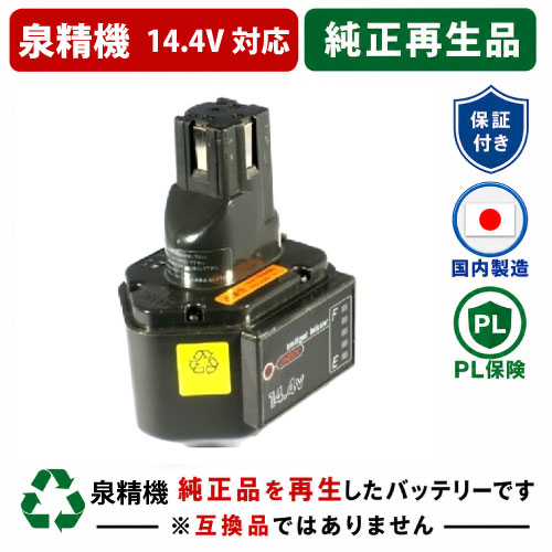 リサイクルバッテリー専門店 バッテリー市場 / For 泉精器（マクセル