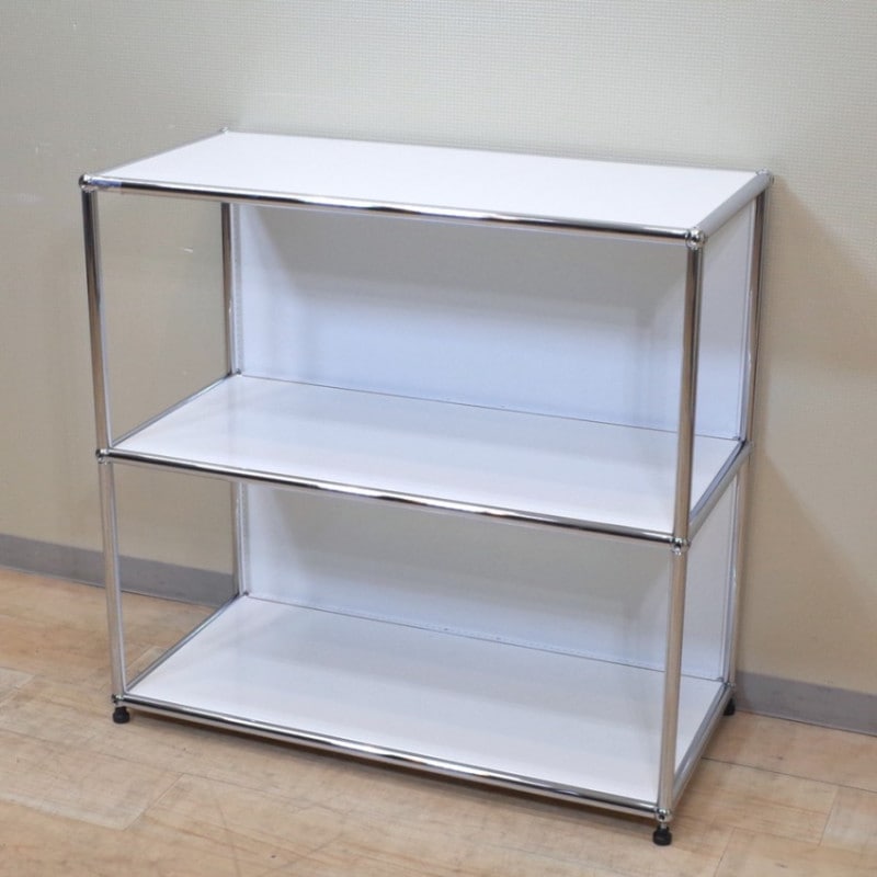 USM ハラー 2段キャビネット BR6434 中古 配送サイズ220