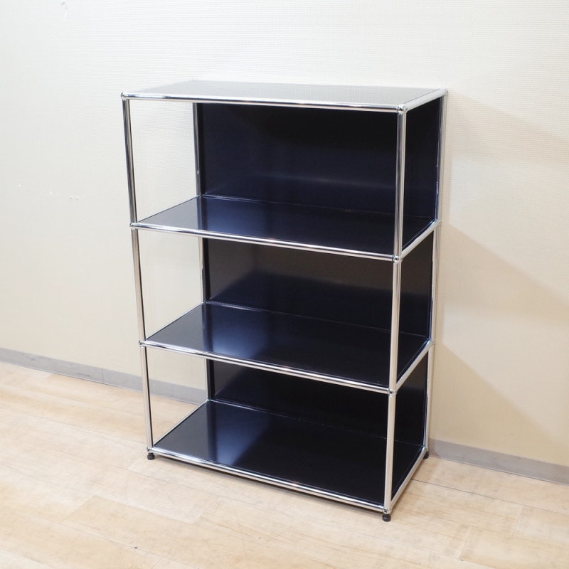 USM ハラー 3段キャビネット BR6444 中古 配送サイズ250