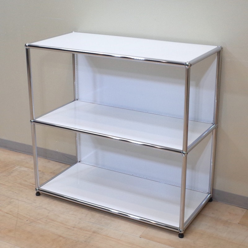 USM ハラー 2段キャビネット BR6435 中古 配送サイズ220