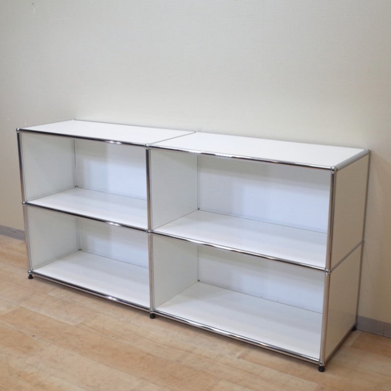 USM ハラー 2列2段キャビネット BR6442 中古 配送サイズ300