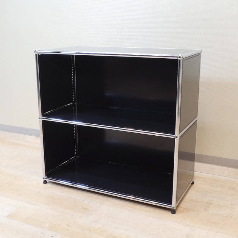 USM ハラー 2段キャビネット BR6443 中古 配送サイズ220