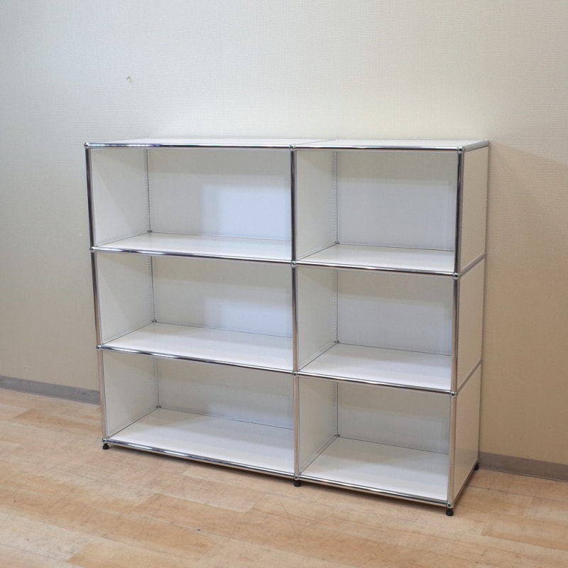 USM ハラー 2列3段キャビネット BR6510 中古 配送サイズ300