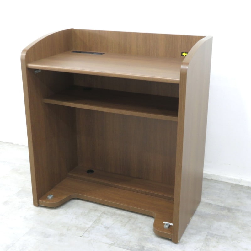 講演台　コクヨ　演台　キャスター付　キズ等あり コクヨ 演台(講演台) 18シリーズ W600×D450×H1050 BLS-183-R1