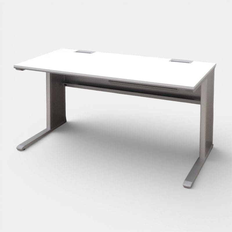 【SALE】トヨスチール Belfino FN-147H 平デスク 幅1400 ホワイト 事務机 KK11600 中古 配送サイズ300