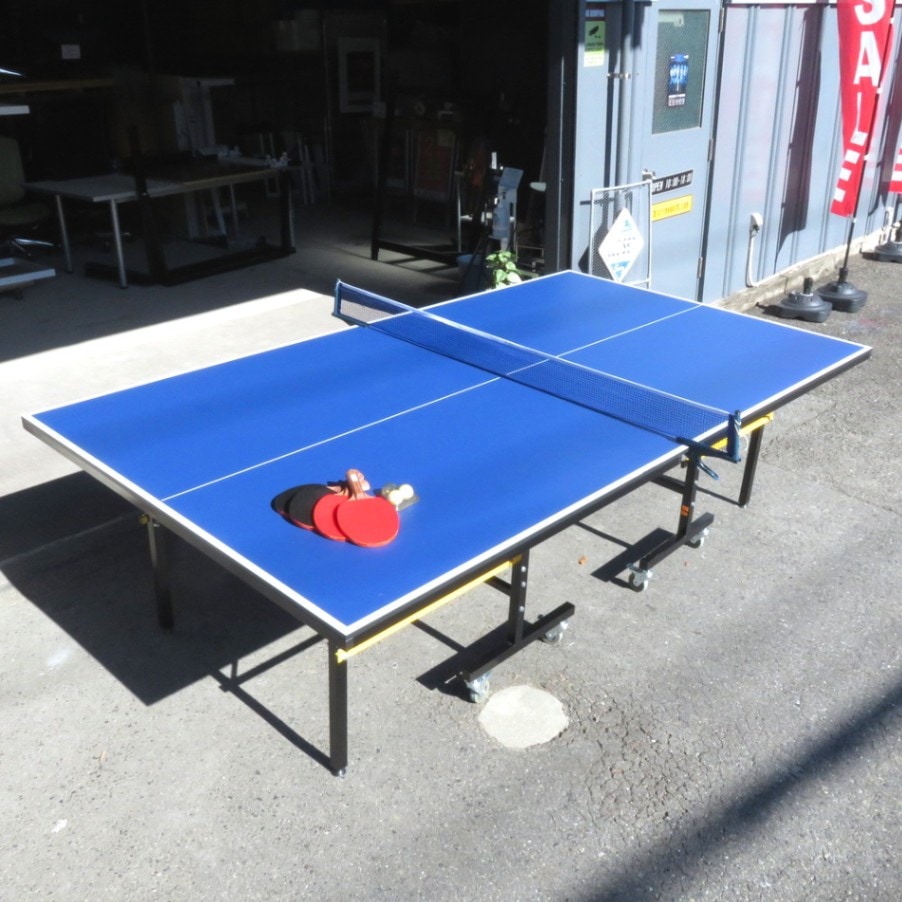 卓球台 IGNIO 引取限定】IGNIO卓球台 国際規格サイズ セパレート式 移動キャスター付