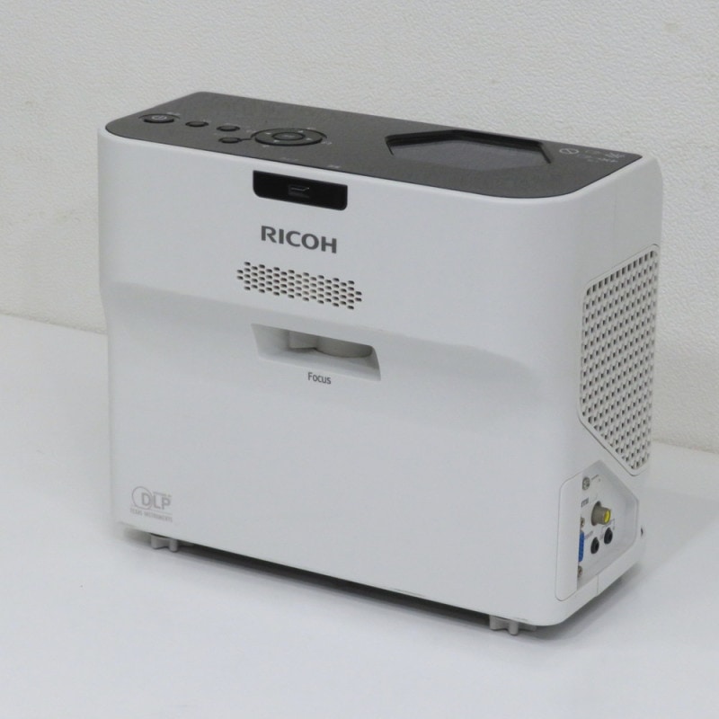 RICOH リコー Y0A1-00 RICOH PJ WX4152 プロジェクター ホワイト 3600lm 映像 映写機 投影機 コンパクト OA機器 YH11969 中古オフィス家具 配送サイズ80