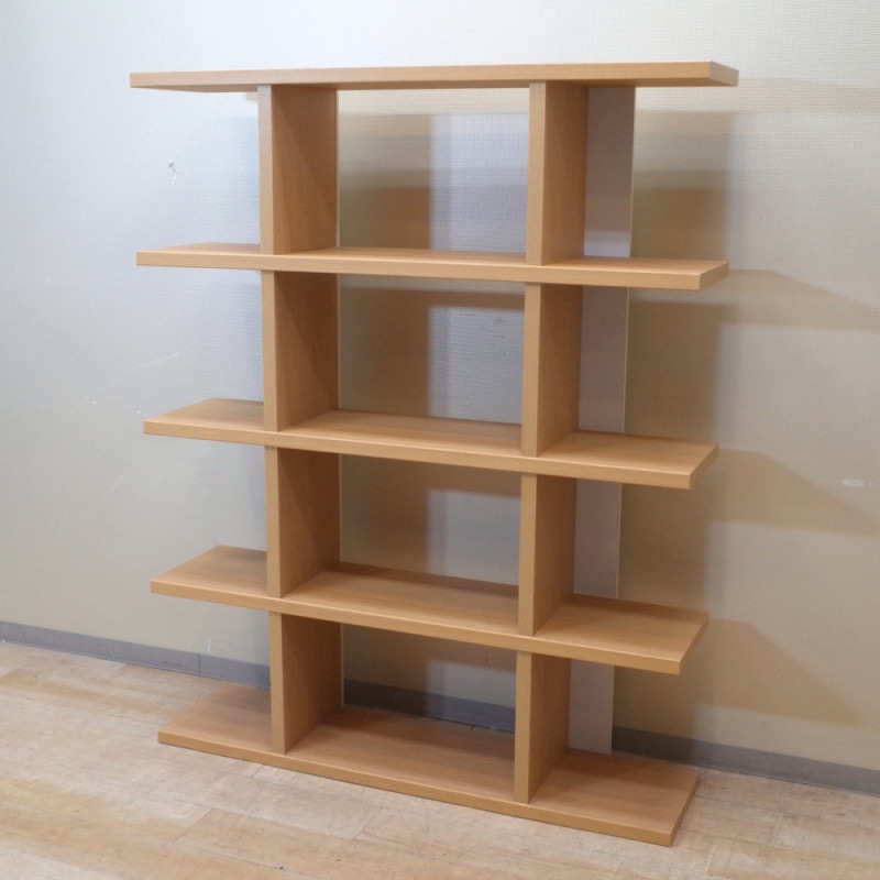 書店 本屋 ネット書店 倉庫 業務用 中古 スチール本棚 新品木製の作成