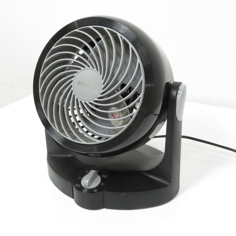 【節電タイプ】アイリスオーヤマ サーキュレーター PCF-HD15N-B　ブラック 扇風機 サーキュレーター 空調 空気循環 静音 8畳 ファン  YH12551 中古配送サイズ100