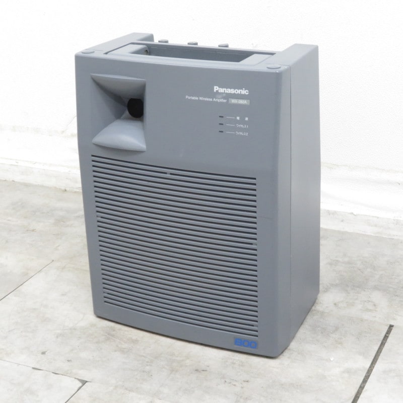 Panasonic パナソニック WX-282A ワイヤレスアンプスピーカー 800MHz帯PLLポータブル アンプリファイア OA機器 YH12416 中古オフィス家電 配送サイズ140