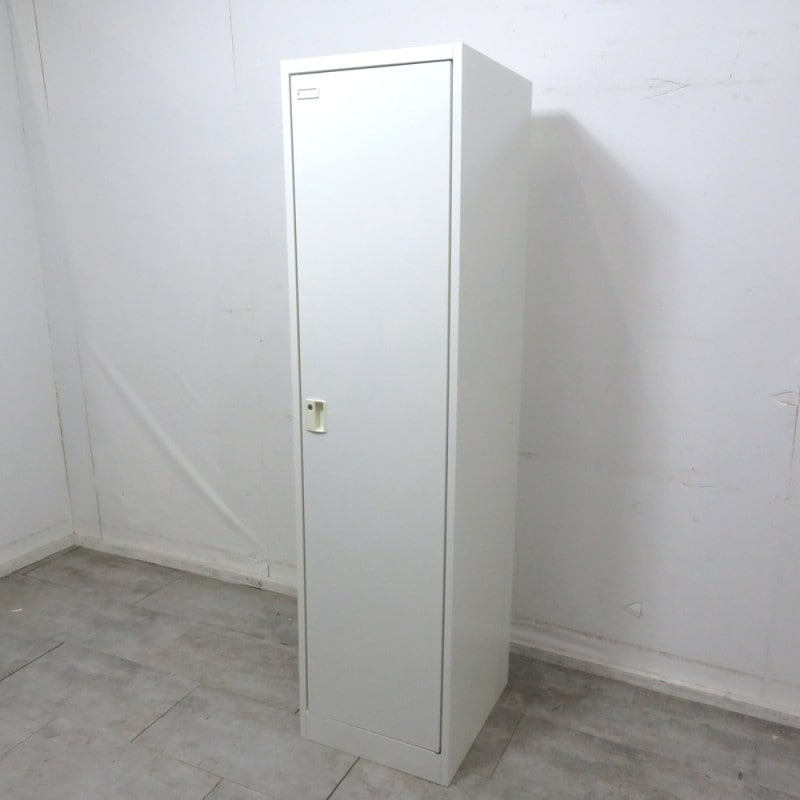 okamura オカムラ 4571FA ZA75 1人用ロッカー ホワイト 一人用ロッカー 個人ロッカー 網棚 ハンガーパイプ 更衣室 YH12962 中古オフィス家具 配送サイズ300