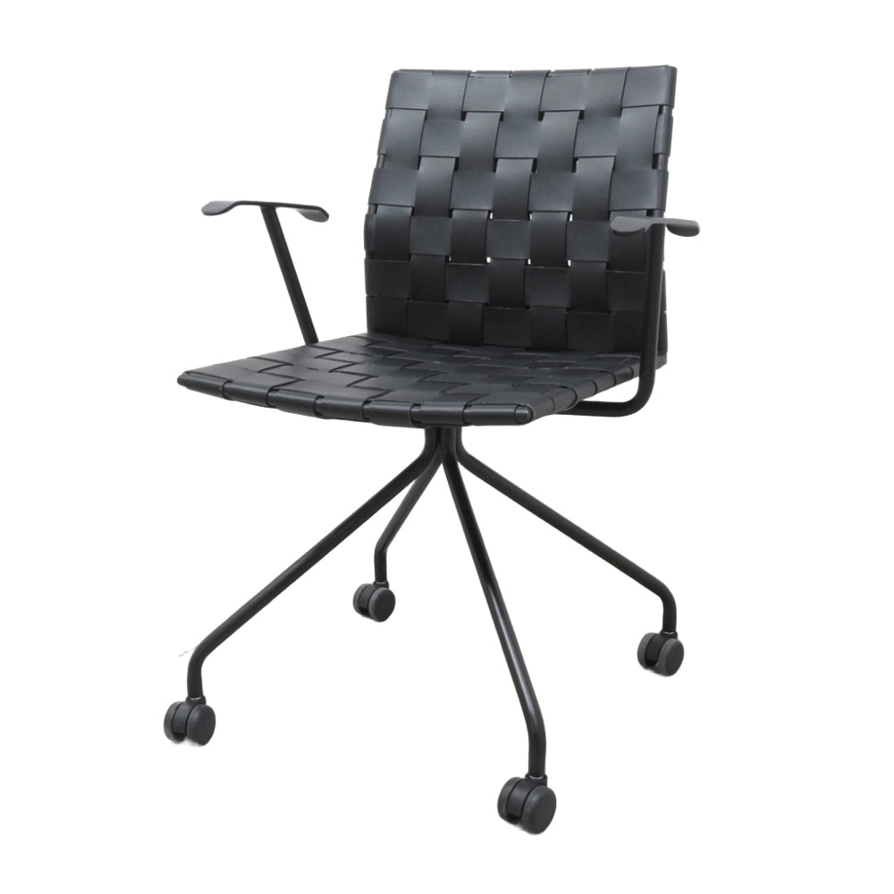 クラッシュゲート ハーパー ダイニングチェア 2脚 サイドチェア ブラック