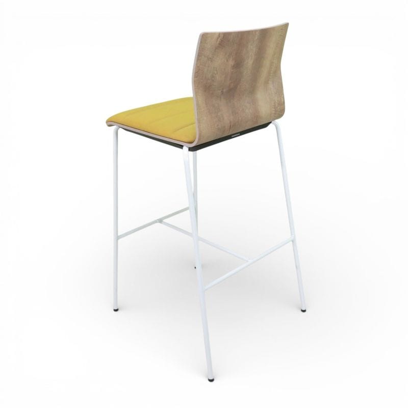 【SALE】オカムラ カウンターチェア L409FT FXW7 sweep イエロー ハイスツール ハイチェア EG13568 中古 配送サイズ220