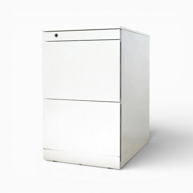 【中古】 オカムラ 3段デスクワゴン プロユニット DN31CA Z975 ホワイト  サイドキャビネット 中古オフィス家具 KK13638