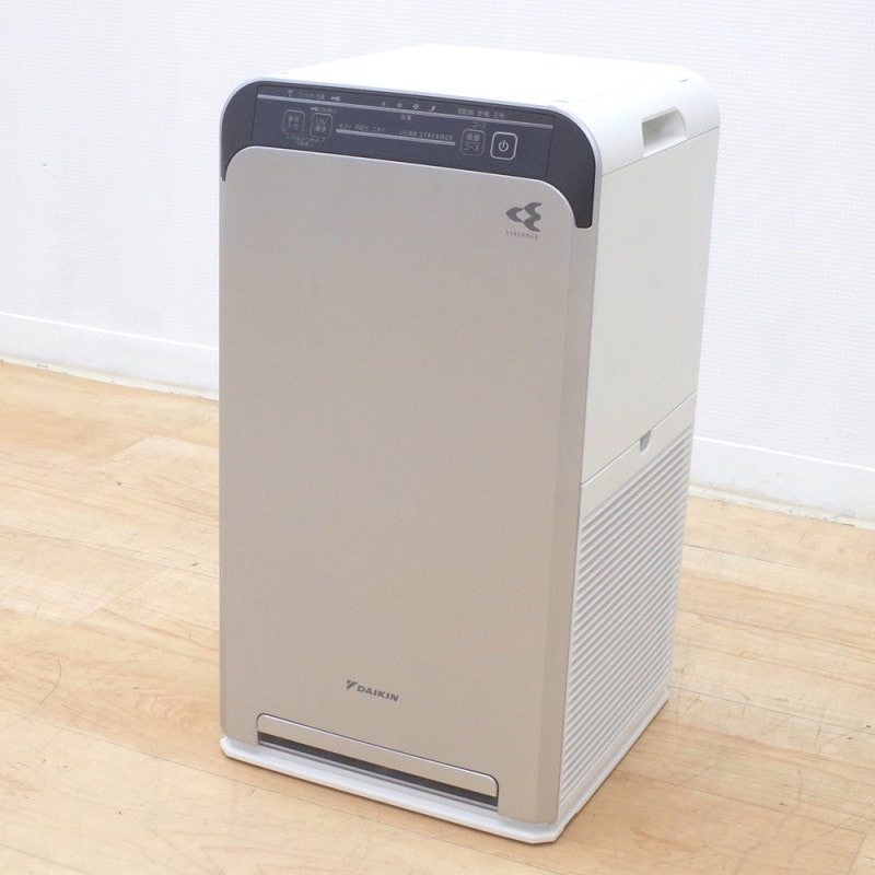 ダイキン DAIKIN ACB50X-S ストリーマ空気清浄機 2021年製 ホワイト スマホ連携 感染対策 除菌 消臭 センサー オフィス家電 KK13154 中古 配送サイズ120