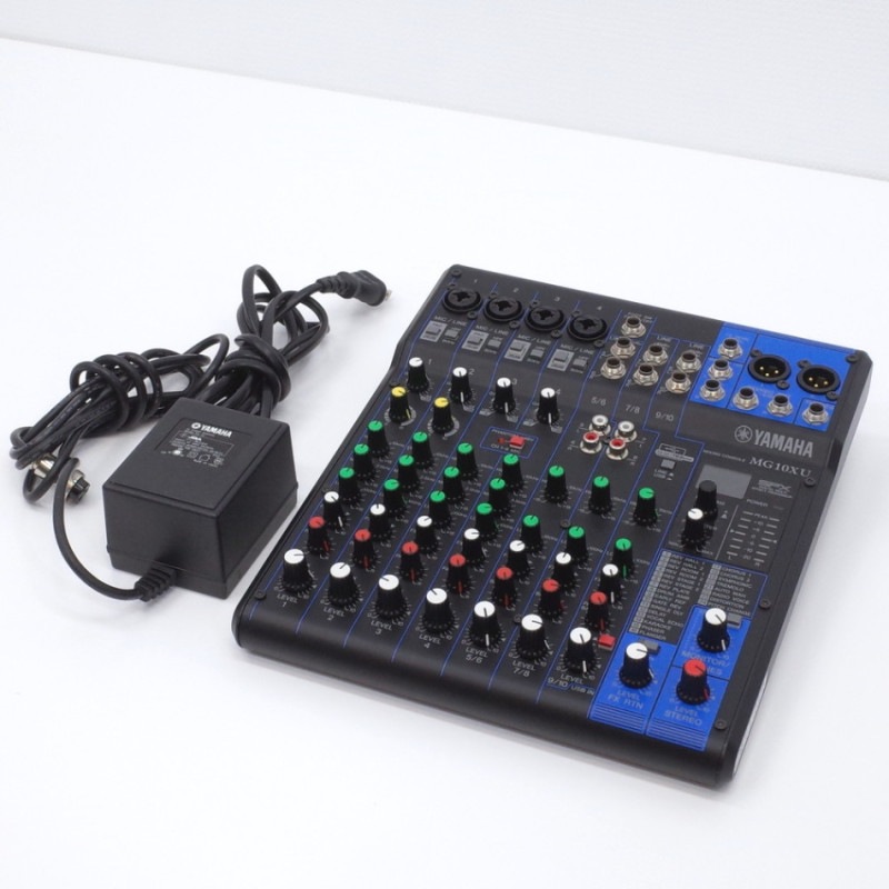 ヤマハ YAMAHA MGシリーズ MG10XU ミキシングコンソール ミキサー 高音質マイクプリアンプ 音響機器 ライブ KK14571 中古オフィス 配送サイズ80