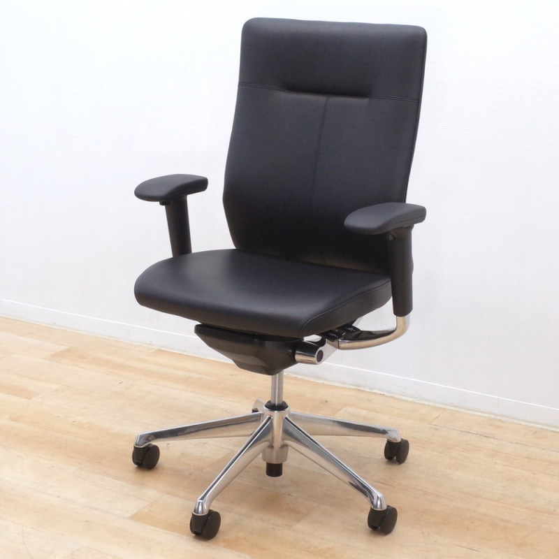 Mobilia モビリア 本革張り ヴィンテージ エグゼクティブチェア希少