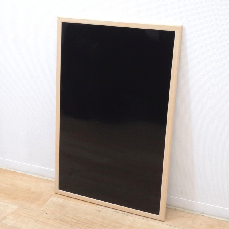 アイリスオーヤマ ウッドブラックボード NBM-69 W600 H900 壁掛けブラックボード 黒板 掛けボード 軽量 カフェ KK13195 中古オフィス家具 配送サイズ180