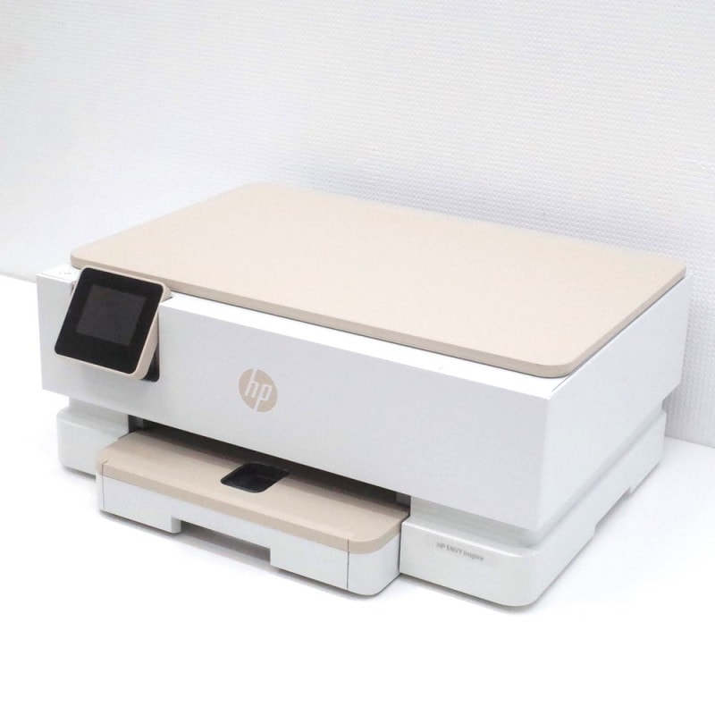 HP ENVY Inspireシリーズ カラー複合機 VCVRA-2102-01 A4対応 ベージュ プリンター 通電確認のみ 印刷 スキャン コピー OA機器 KK14860 中古オフィス家電 配送サイズ120
