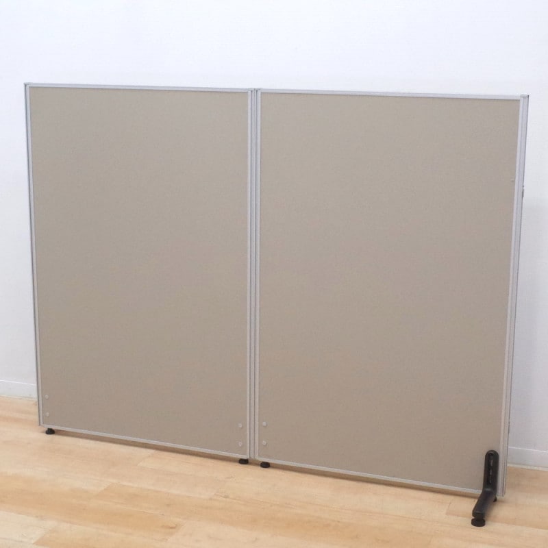 3枚連結式木目オフィスパーテーション神奈川県引き取り限定！