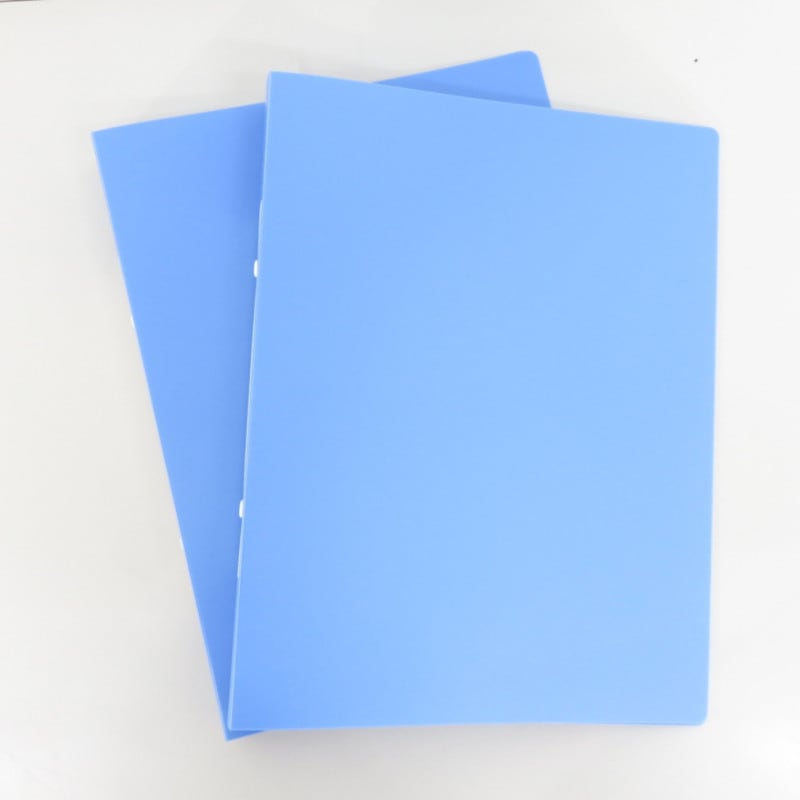 【10冊セット】ビュートン BRF-A4-R リングファイル ブルー A4型 2穴 200枚収容 背幅30㎜ 閉じ穴間隔80㎜ 事務 書類 整理 ワーク 収納 YH15359 中古オフィス家具 配送サイズ100