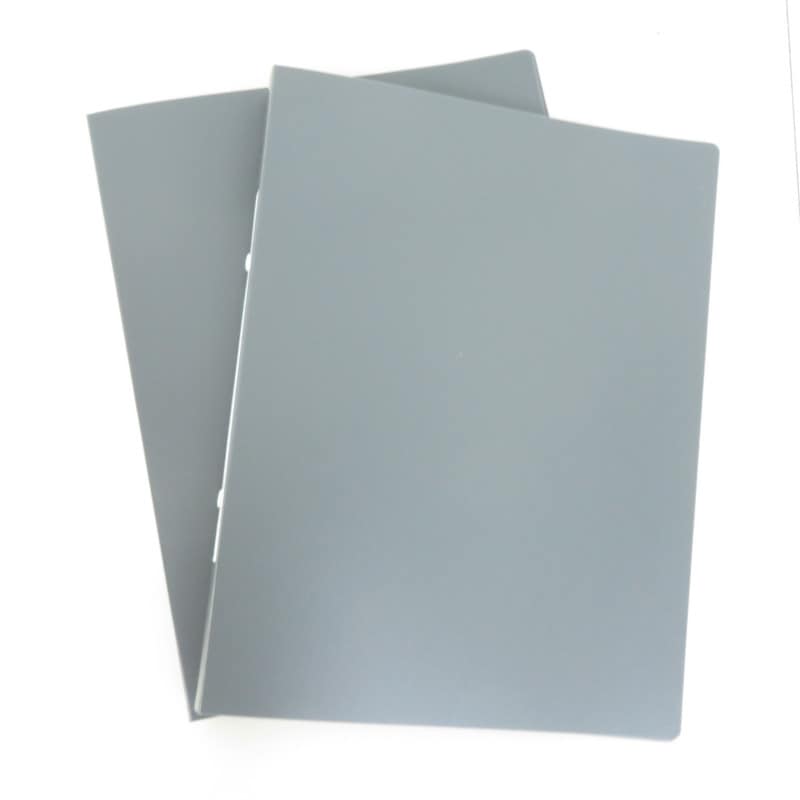 【10冊セット】ビュートン BRF-A4-R リングファイル ダークグレー A4型 2穴 200枚収容 背幅30㎜ 閉じ穴間隔80㎜ YH15360 中古オフィス家具 配送サイズ100