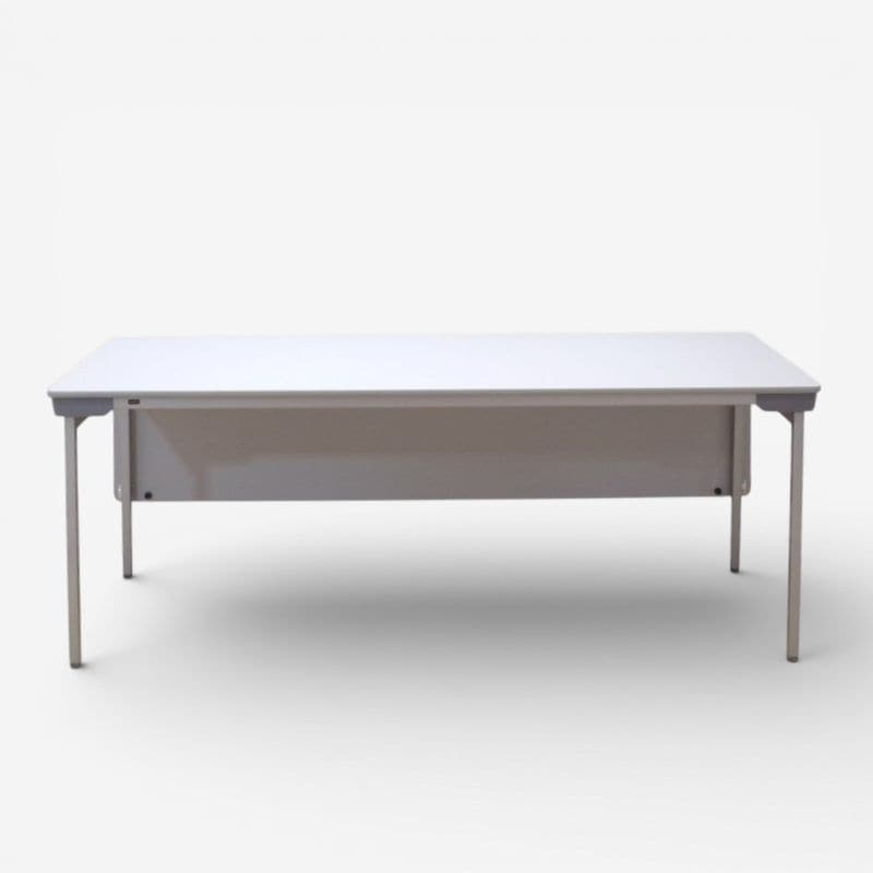 【中古】ウチダ 折りたたみテーブル W1800 グレー ミーティングテーブル 長机 会議机 KK15218 中古オフィス家具