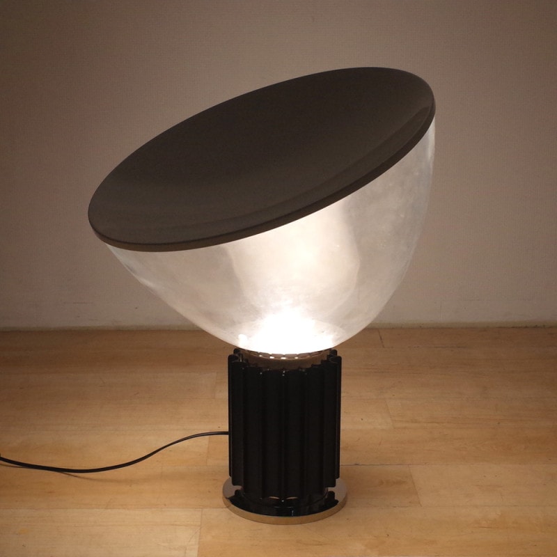 直接引取限定 FLOS フロス TACCIA タッチア テーブルランプ S1790B 間接照明 ヤマギワ モダン アキッレ・カスティリオーニ KK15427 中古