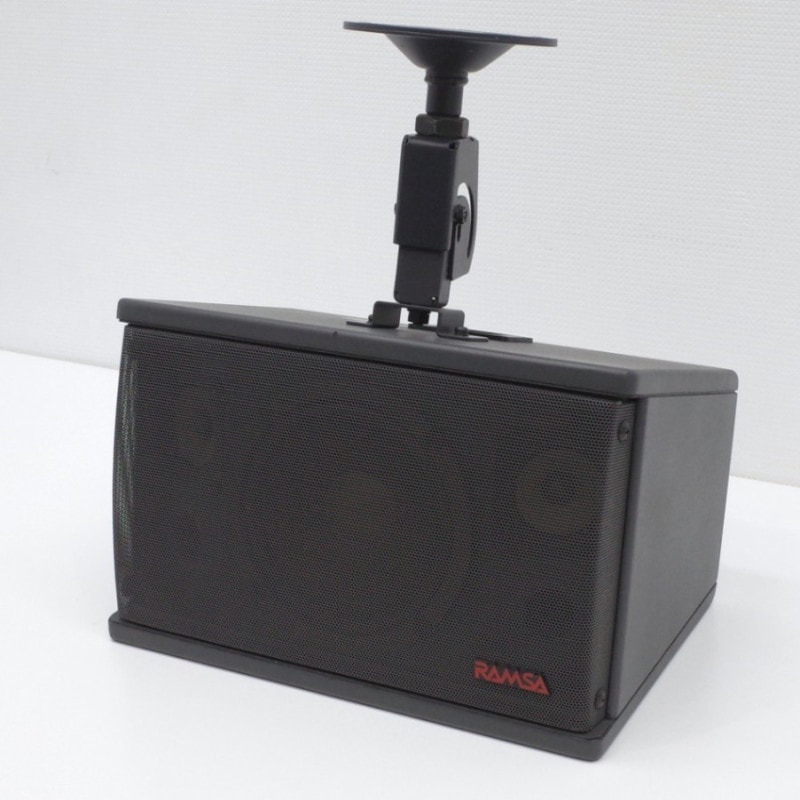 Panasonic RAMSA WS-A30-K 高明瞭度広指向角スピーカー 120°パナソニック ラムサ オーディオ機器 取付器具付き KK15477 中古オフィス家電 配送サイズ120