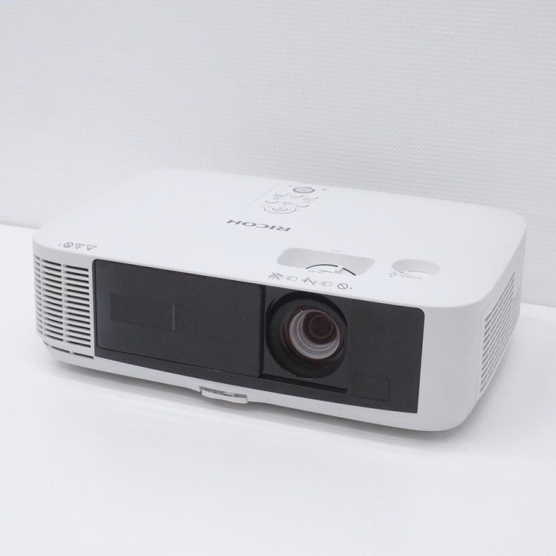 ROCOH リコー PJ WX5361N プロジェクター 4500lm レンズカバー ホワイト 映像 映写機 投影機 OA機器 会議室 教室 KK15476 中古オフィス家電 配送サイズ100