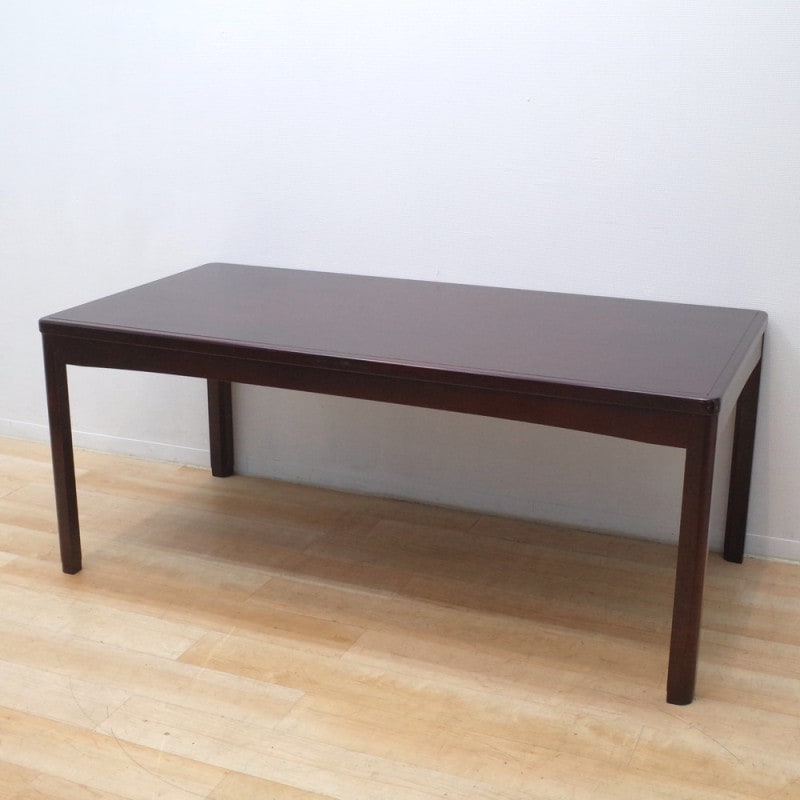 MORISHIGE モリシゲ センターテーブル ローテーブル ダイニングテーブル 幅1600 応接テーブル ブラウン 伝統 国内 手渡し可 KK15725 中古 配送サイズ350