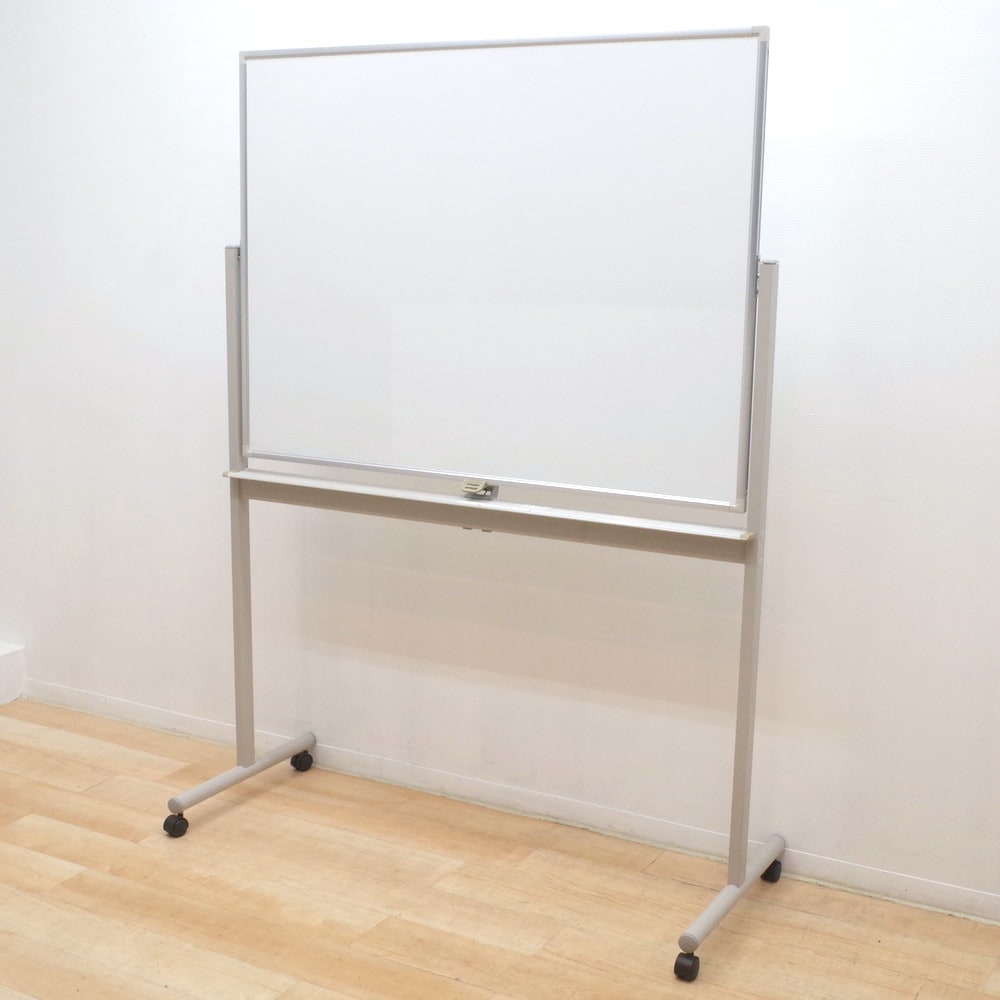 ■7021■ホワイトボード 回転 両面 黒板 オフィス家具 事務所 □7021□ホワイトボード 回転 両面 黒板 オフィス家具 事務所