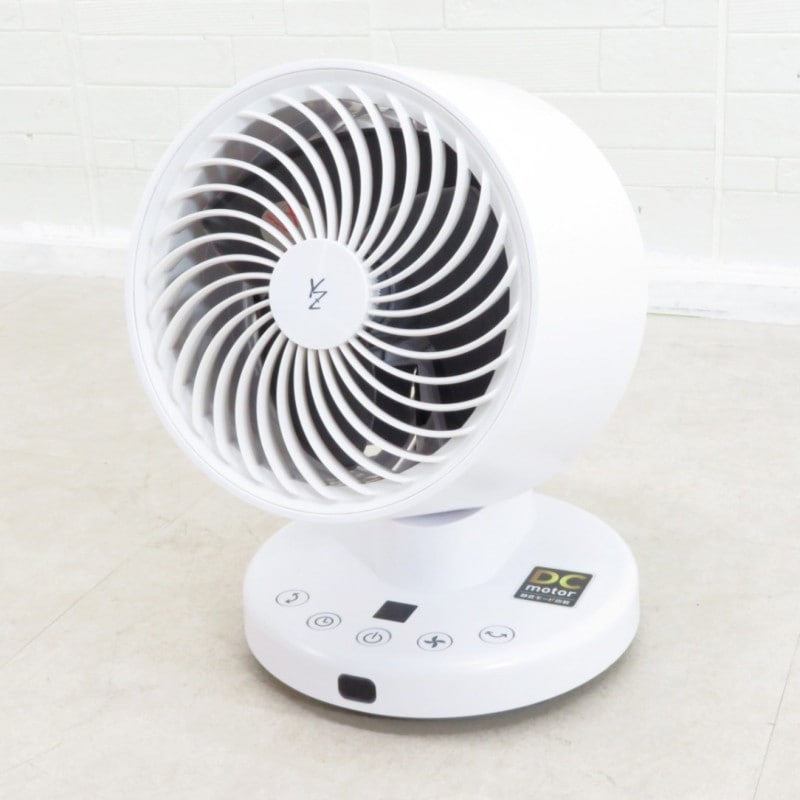 山善 サーキュレーター YAR-DS18 ホワイト 扇風機 サーキュレーター 空調 空気循環 風量切替 マイコン式 首振り リビング 寝室 YH16069 中古オフィス家電 配送サイズ100
