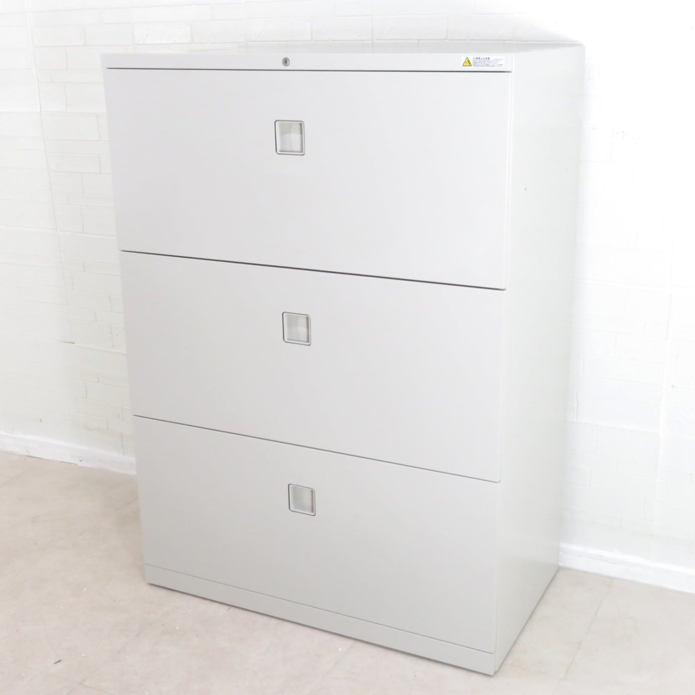 オカムラ Okamura 3段ラテラル書庫 レクトライン 4KG5ZB Z13 ニュー