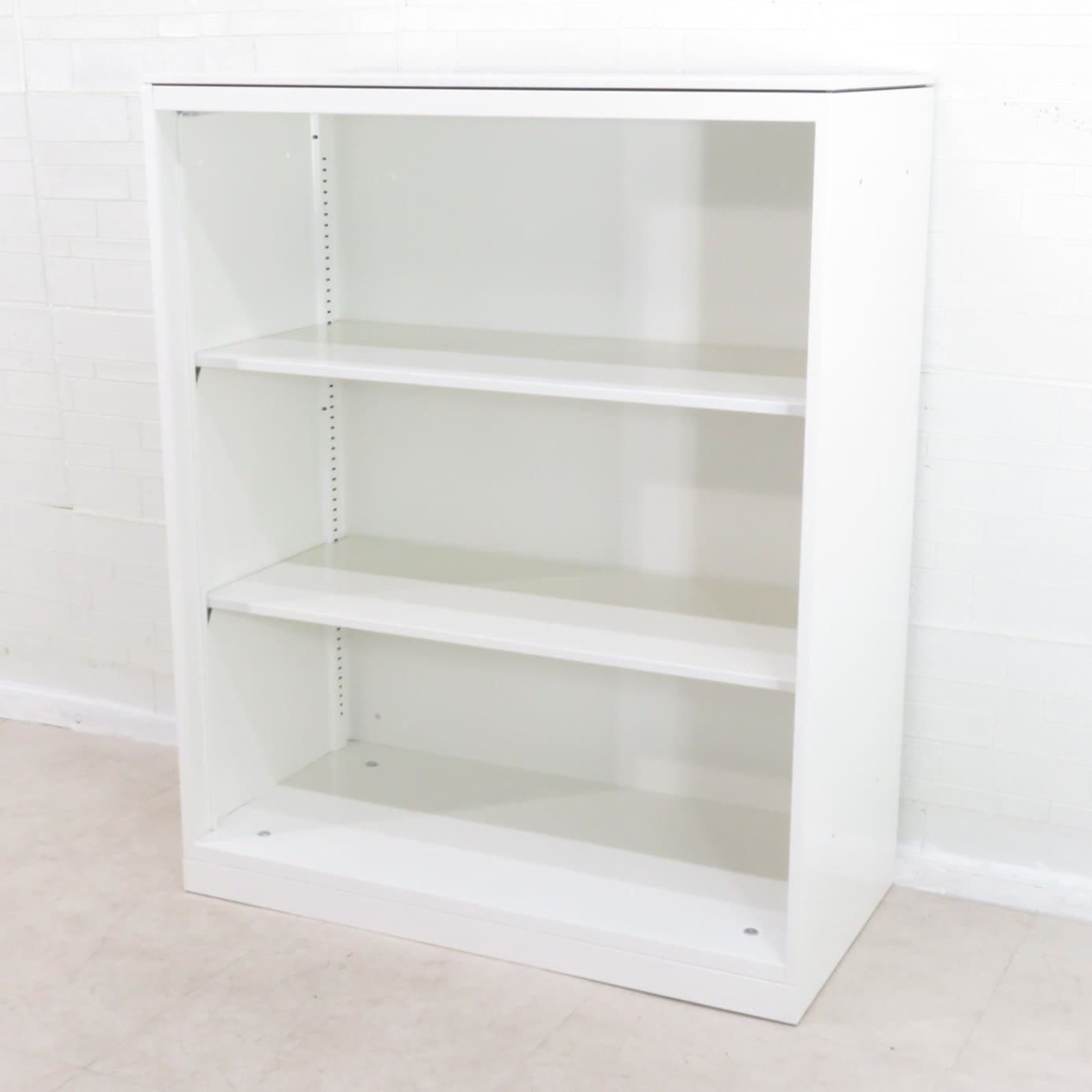 オカムラ okamura レクトライン オープン書庫 4B513Y ZA75 ホワイト 3