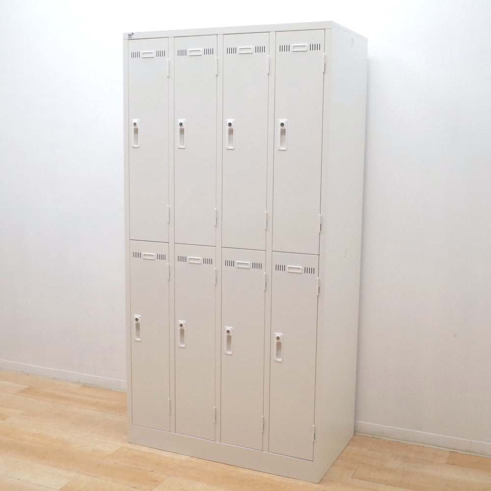 ロッカー スチールロッカー 収納 職場 オフィス スチール 棚 学校 スクール 貴重品 金庫 スリム カバン置き場 バッグ収納 荷物置き ロッカー・スチールロッカー(鍵付き)の通販 ｜ オフィス家具通販の